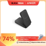 מטען אלחוטי 15W מבית ANKER משולב עם מעמד לסמארטפון